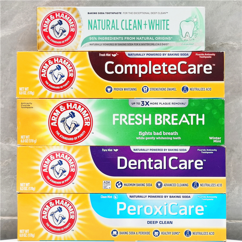 Arm&Hammer Toothpaste进口艾禾美小苏打焕白卓效健齿多效牙膏 - 图0