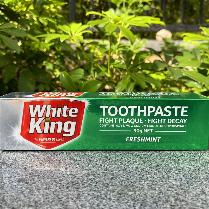 White King Toothpaste澳洲进口洁白王清新舒缓去黄固齿防蛀牙膏 - 图2