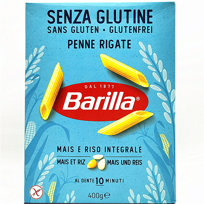 Barilla Gluten Free意大利百味来无麸质玉米意粉两头尖意面400g-图1