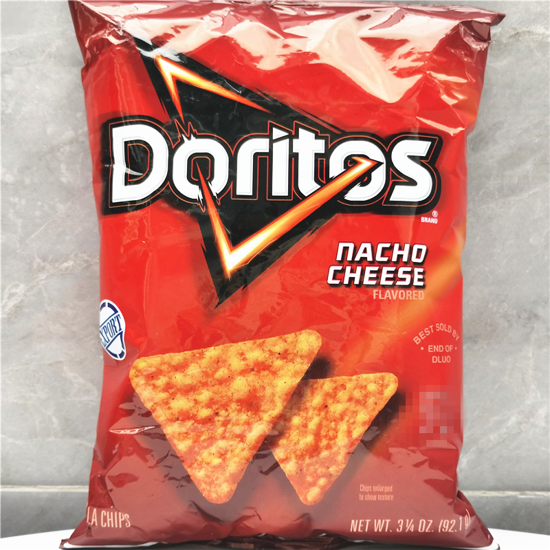 Doritos Nacho Tortilla Chips美国多力多滋香辣味奶酪玉米片零食-图3