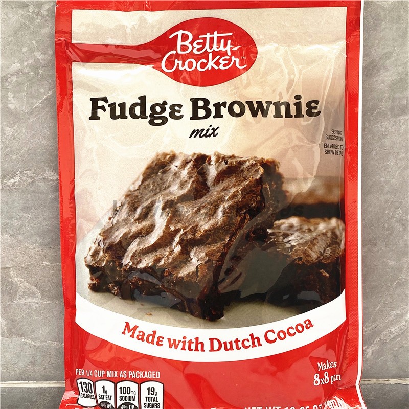 Betty Crocker Brownie Mix美国贝蒂妙厨巧克力布朗尼蛋糕甜品粉-图0