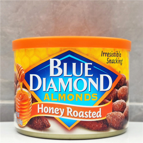 170g Blue Diamond Almonds美国蓝钻石扁桃仁无壳巴旦木坚果杏仁 - 图1