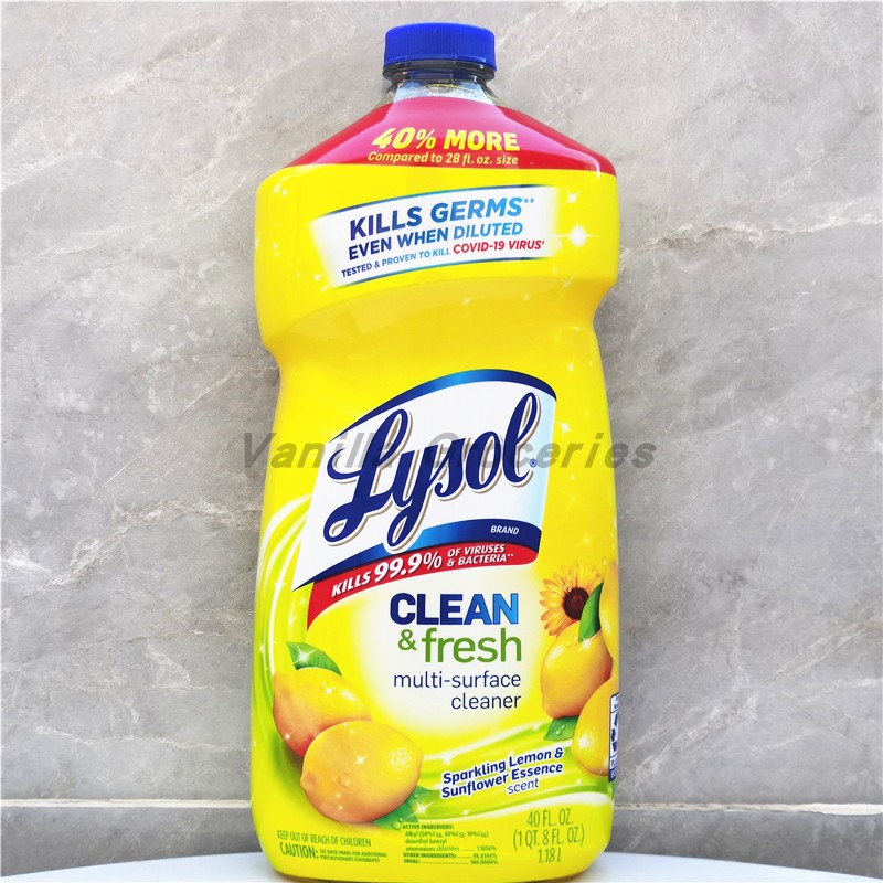 Lysol Multi Surface Cleaner美国莱苏多用消毒杀菌清洁剂补充装 - 图1