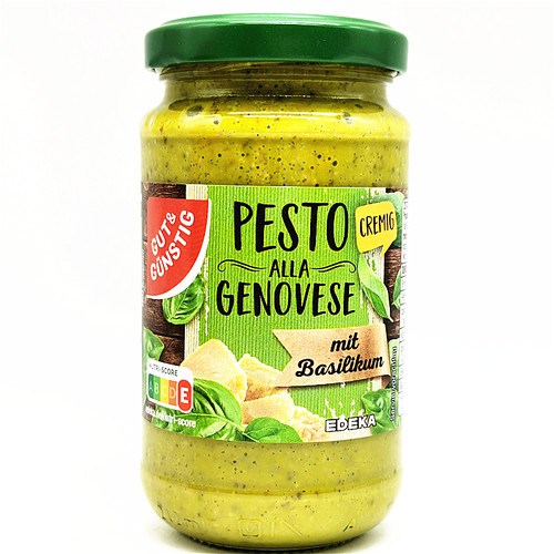 Edeka Pesto Rosso德国埃德卡罗勒橄榄油青酱番茄奶酪意面粉红酱 - 图2