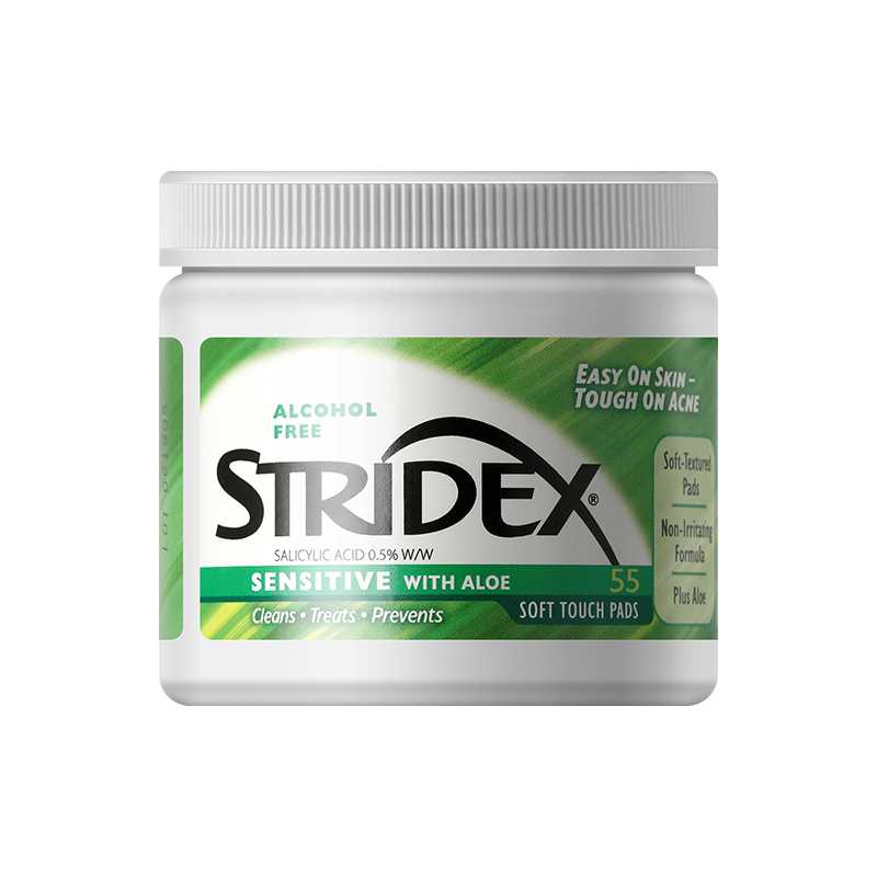 美国stridex水杨酸棉片清洁收缩毛孔施颜适去角质清洁淡化祛痘印 - 图3