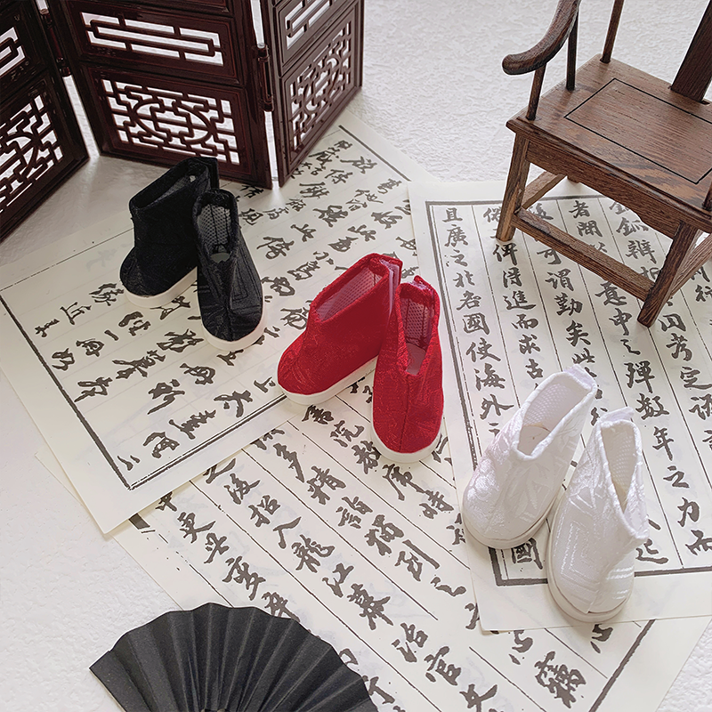 现货可奈造物古风鞋20CM30CM棉花娃娃古装用娃衣周边帆布古装鞋子,淘宝优惠券,粉丝福利购,淘宝优惠卷