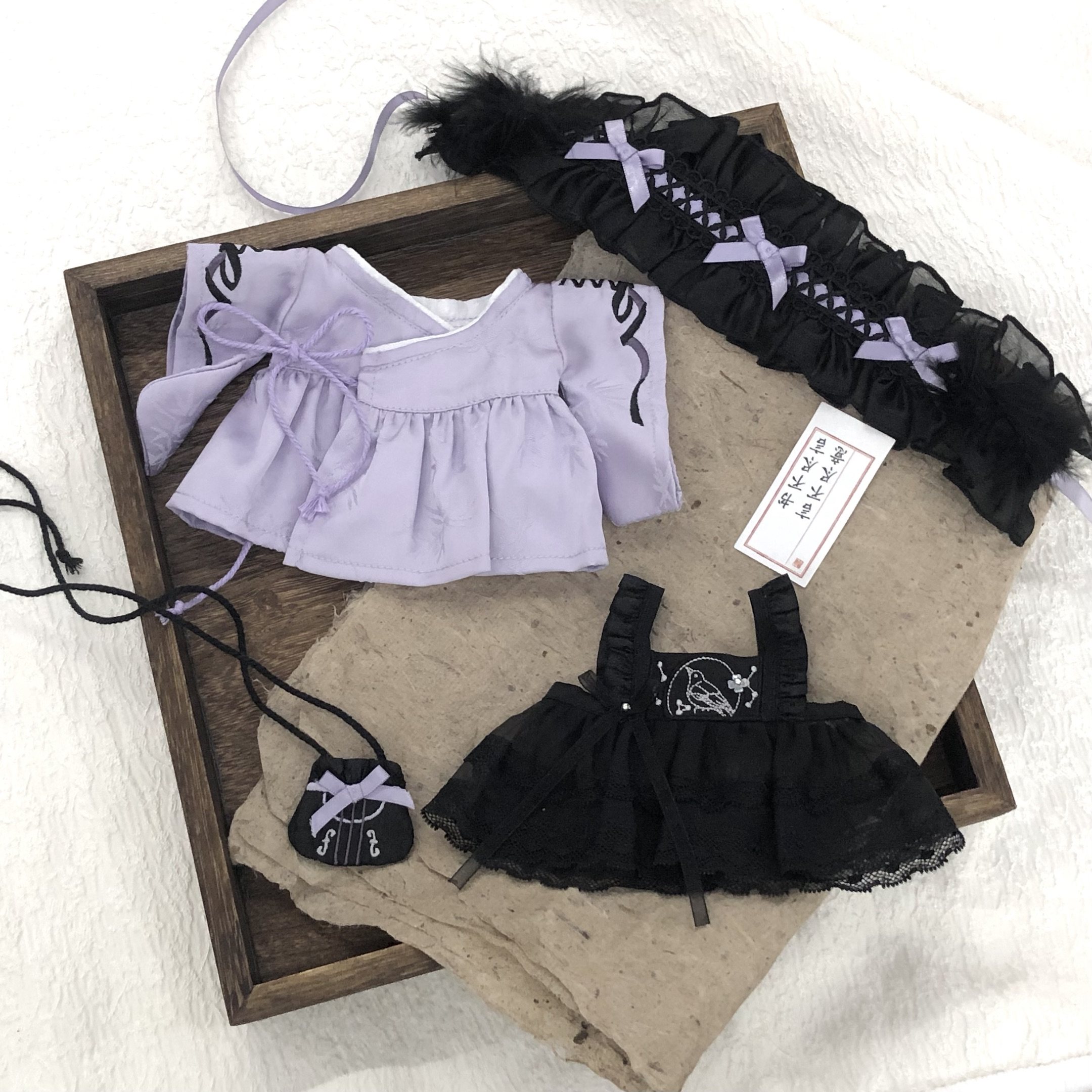 现货园长裤茶茶巫鹊吟棉花娃娃20CM汉洋折衷国风娃衣,淘宝优惠券,粉丝福利购,淘宝优惠卷