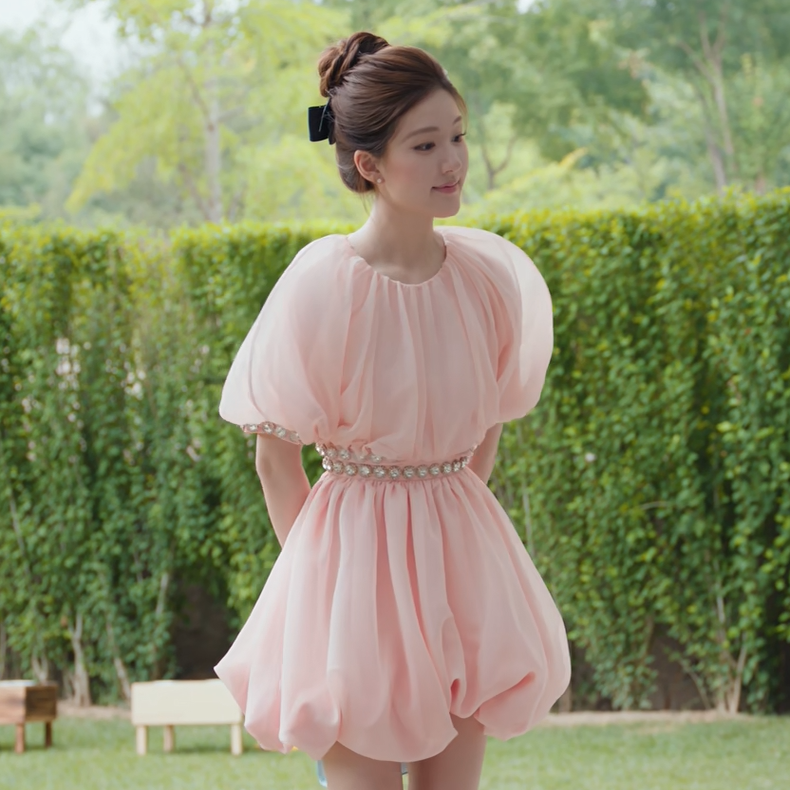 许我耀眼赵露思许妍同款衣服2025夏季韩版中长款设计感连衣裙女,淘宝优惠券,粉丝福利购,淘宝优惠卷