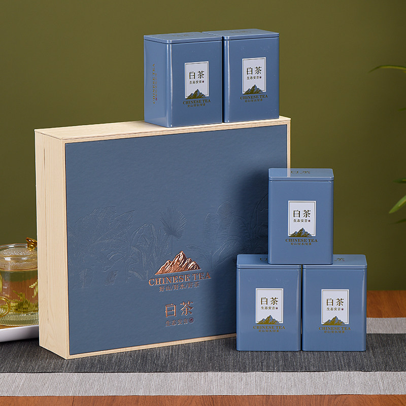 茶二叔2023年正宗安吉白茶新茶春茶茶叶明前特级250g礼盒装礼品盒_虎窝淘