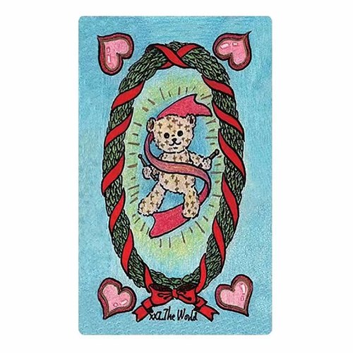 现货正版布偶熊塔罗牌迷你版 Muppet Bear Tarot78张韦特体系卡牌 - 图1