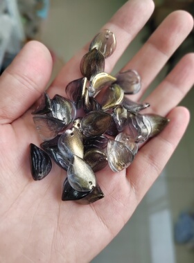 琉璃小树叶水纹百搭款 手工diy头饰品发簪配件材料 汉服古风簪子