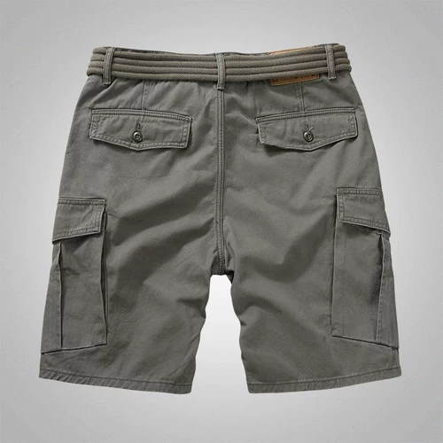 Летние хлопковые дорожные шорты, штаны для отдыха, в американском стиле, свободный прямой крой