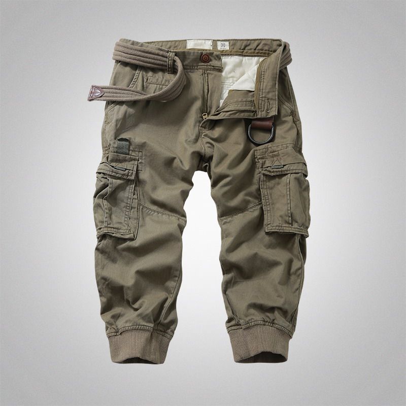 男士多口袋工装裤夏季迷彩七分裤中裤修身休闲裤小脚哈伦7分束脚,淘宝优惠券,粉丝福利购,淘宝优惠卷