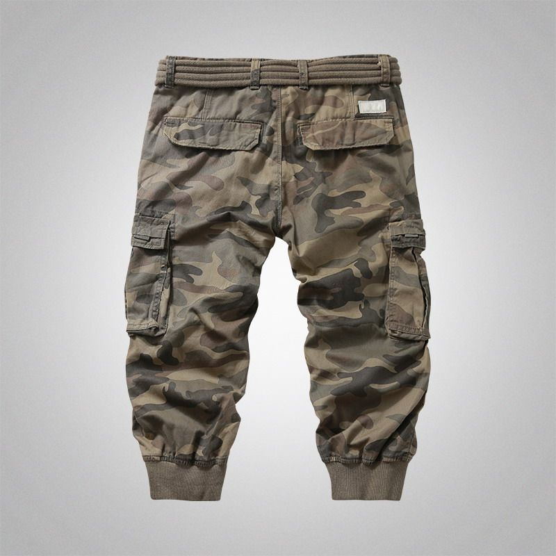 男士多口袋工装裤夏季迷彩七分裤中裤修身休闲裤小脚哈伦7分束脚,淘宝优惠券,粉丝福利购,淘宝优惠卷