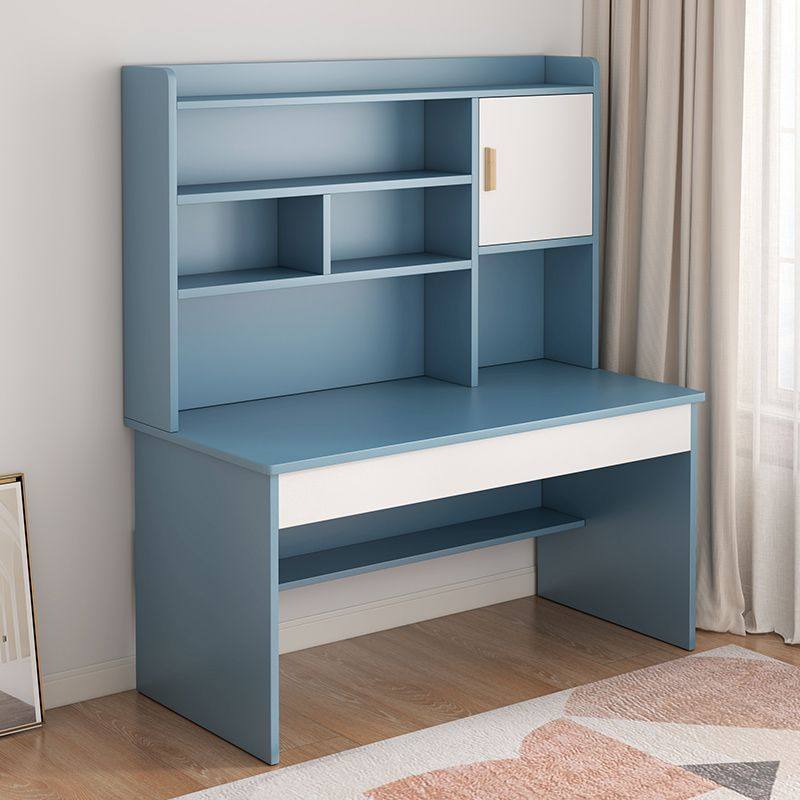 学生家用学习桌儿童书桌书架组合一体桌椅套装简约卧室小孩写字桌,淘宝优惠券,粉丝福利购,淘宝优惠卷