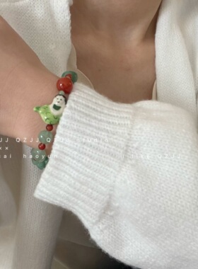 日韩气质美人鱼手链diy手工