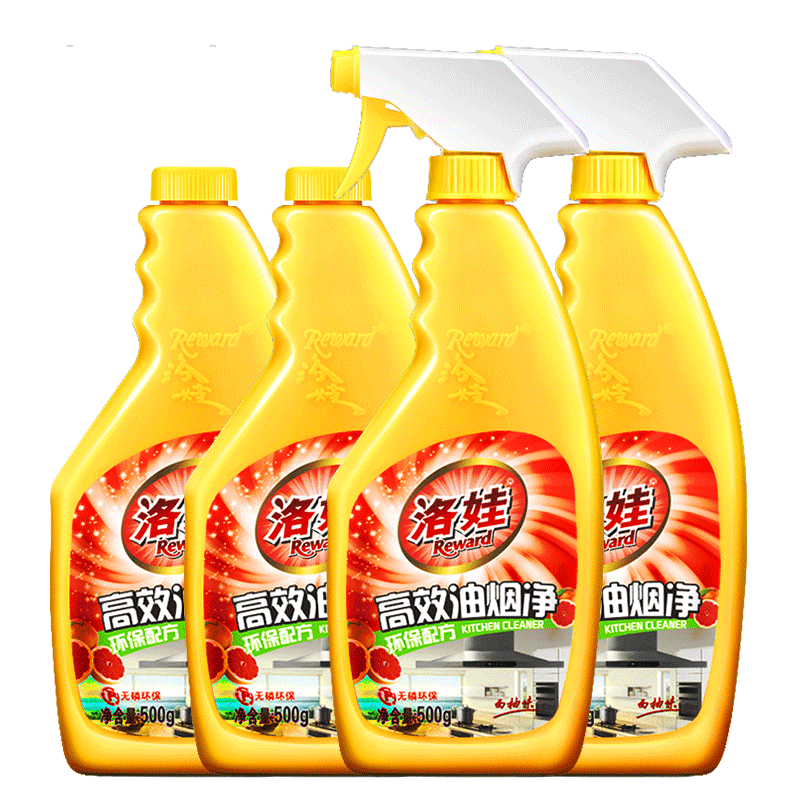 洛娃500g*4瓶 洛娃油污清洁剂