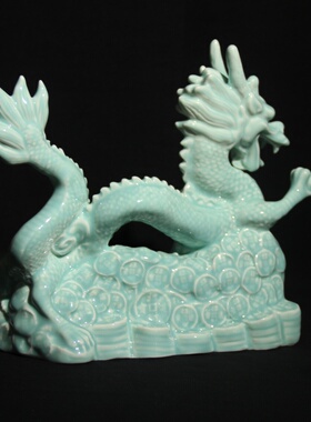 青龙吉祥物十二生肖龙招财摆件