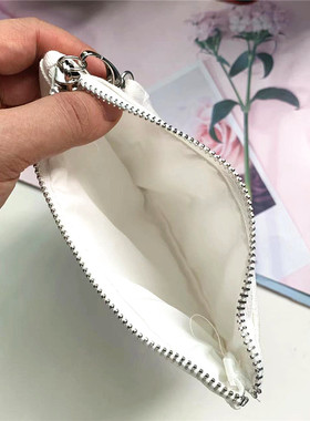 韩国兰芝专柜赠品白色化妆包