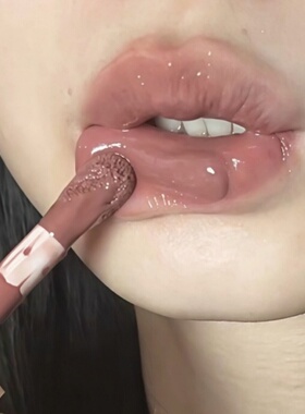 大容量！czel绔姿唇釉裸色唇蜜307玻璃唇镜面水光唇部精华口红女