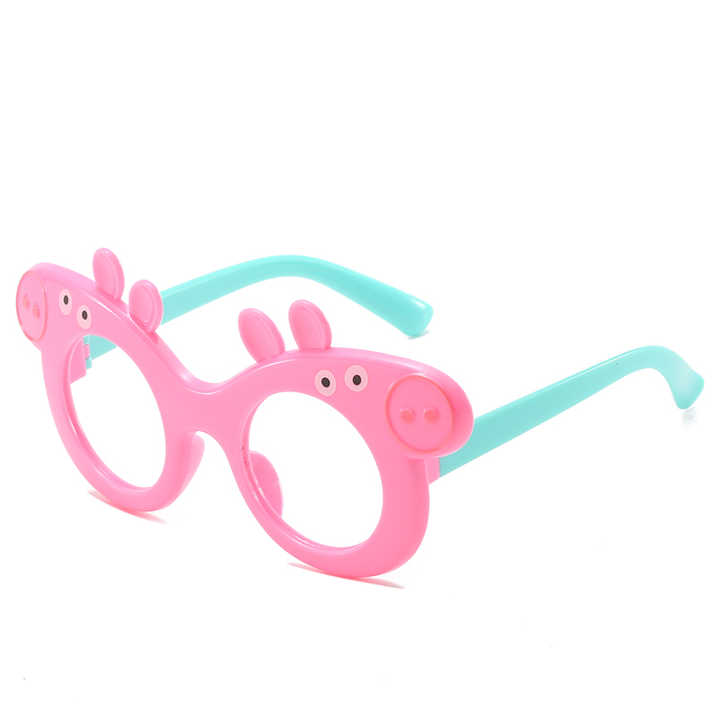 儿童时尚眼镜框可爱无镜片男童女童宝宝卡通玩具框架小孩装饰眼镜-图2