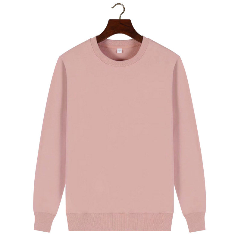 卫衣logo圆领衫diy班服照片工作服 简绒卫衣