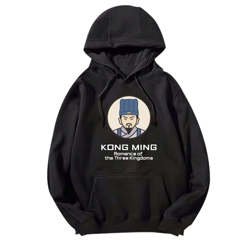 三国演义关羽张飞曹操诸葛刘备卫衣 简绒卫衣