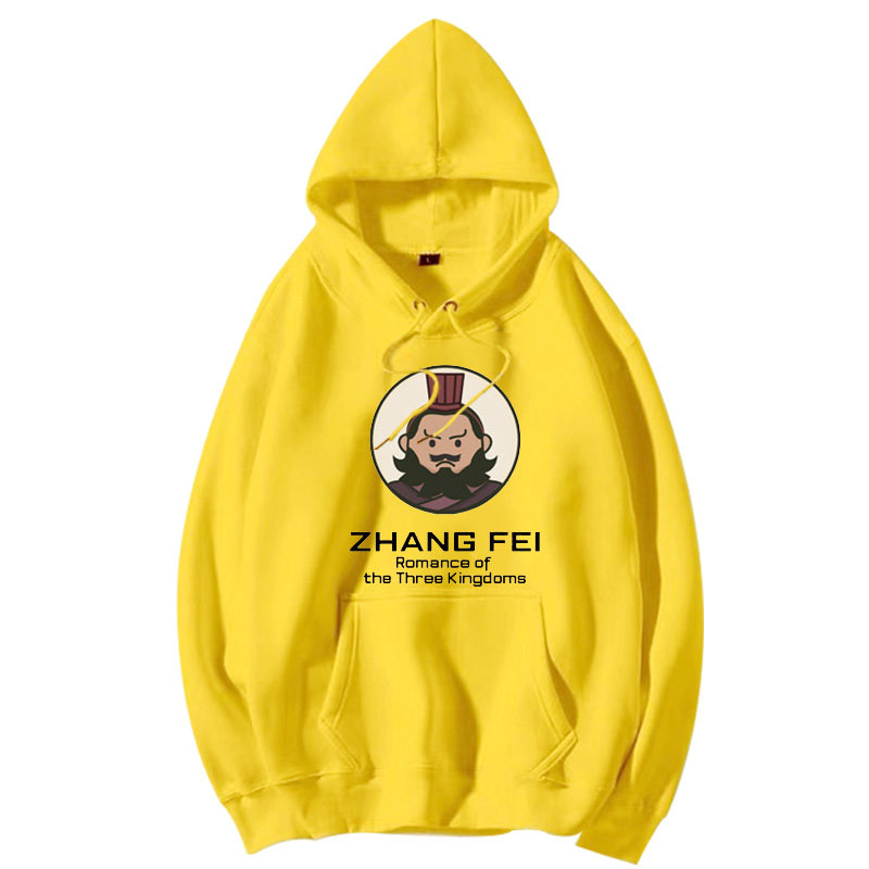 三国演义关羽张飞曹操诸葛刘备卫衣 简绒卫衣