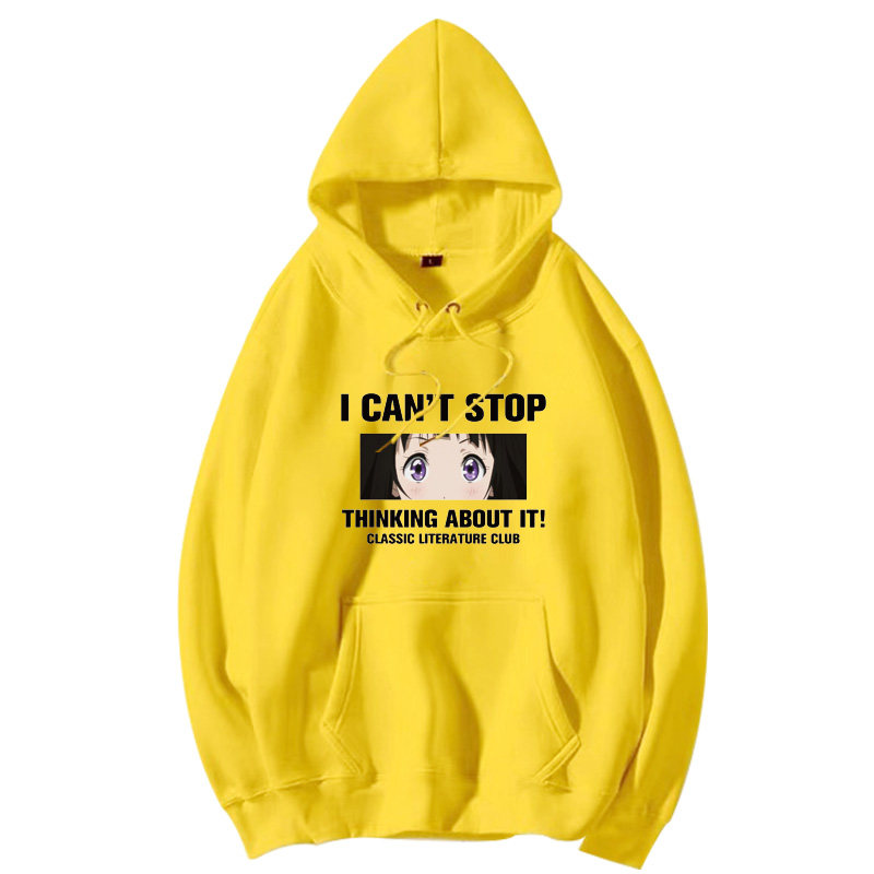 宽松套头连帽衫 简绒卫衣