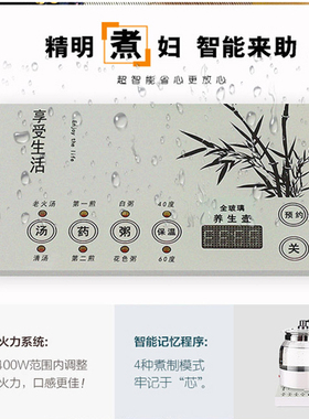 万迪王全玻璃内胆电煮茶壶