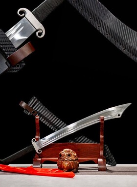 红军大刀弹簧钢爆款长刀一体成型武术大刀车载防身武器合法未开刃