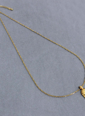 新款情侣同款时尚项链镶钻八芒星盾牌吊坠气质冷淡风项链锁骨链