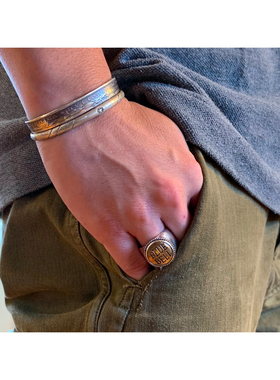 手工银饰三甲之一牵手美式饰品