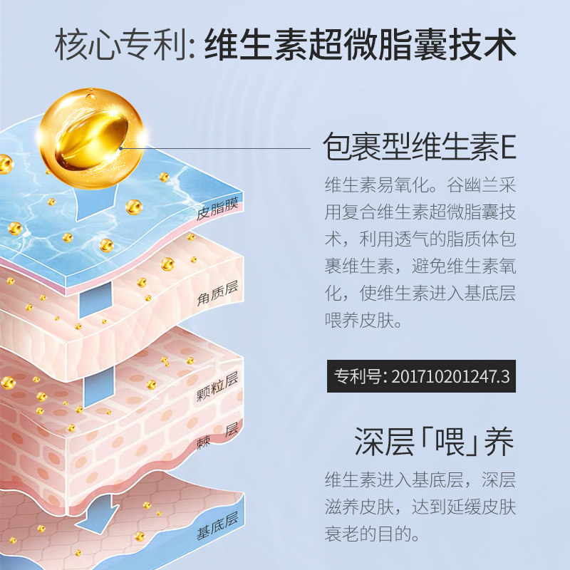 谷幽兰防裂滋养四宝礼盒秋冬润唇膏 谷幽兰面部护理套装