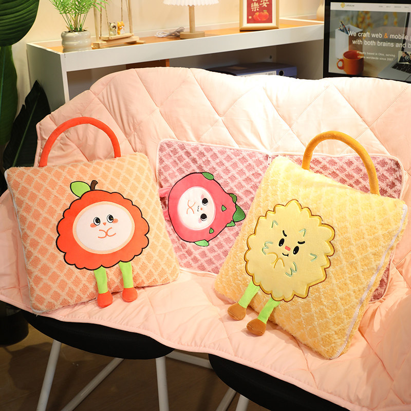 抱枕被子两用加厚冬天办公室折叠午睡枕头毯子二合一汽车靠枕车载,淘宝优惠券,粉丝福利购,淘宝优惠卷