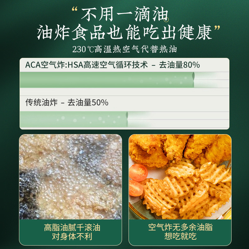 ACA电烤箱家用烘焙多功能全自动迷你智能空气炸迷你小烤箱搪瓷胆