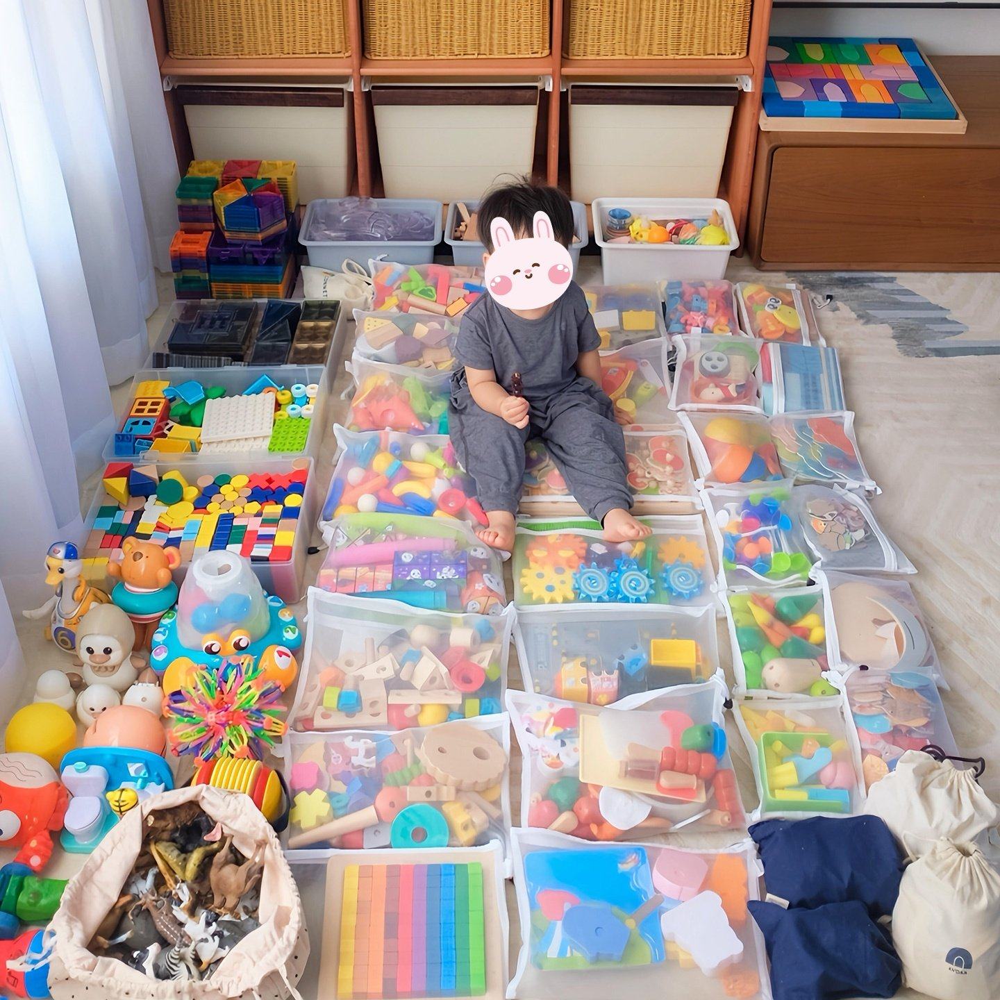 玩具分类整理网纱袋积木收纳袋拼图神器儿童小颗粒拉链小包透明盒,淘宝优惠券,粉丝福利购,淘宝优惠卷