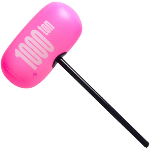 网红充气锤LOGO定制PVC锤子充气黑色千吨硬柄锤婚庆道具亲子互动 - 图3