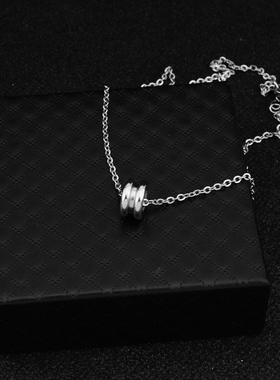 蔡徐坤同款项链男女小吊坠不掉色