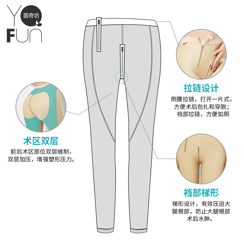 茵奇坊塑身裤一期大腿吸脂术后裤 茵奇坊塑身美体裤