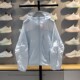 Li Ning CF retro sports windbreaker ແມ່ຍິງ 2026 ປ້ອງກັນແສງແດດໃນລະດູຮ້ອນແລະນ້ໍາ repellent cool loose hooded jacket AFDW216