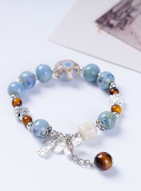 新中式陶瓷手链女高级感