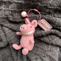 ins superfire good luck airpods smiles big teeth pig wrap pendant car pendant cute plush key buckle