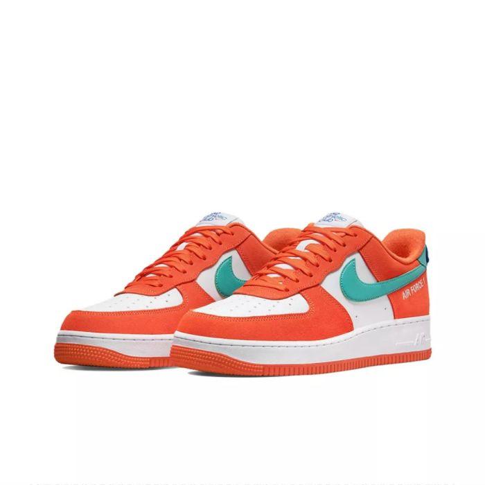 Nike Air Force 1 Low AF1透气轻便 低帮休闲板鞋 白橙DH7568-800 - 图3