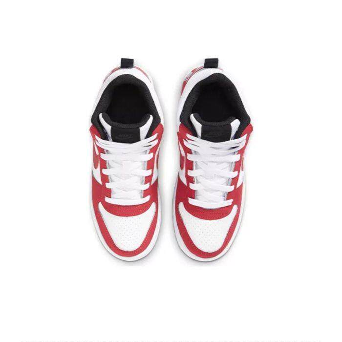 Nike Court Borough Mid 中帮防滑 休闲板鞋 白红拼接 839977-103,淘宝优惠券,粉丝福利购,淘宝优惠卷