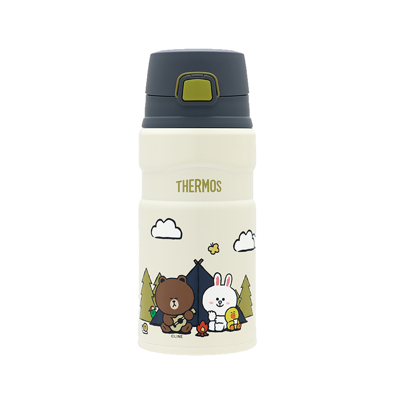 膳魔师LINE FRIENDS露营系列便携保温杯罐咖啡杯水杯