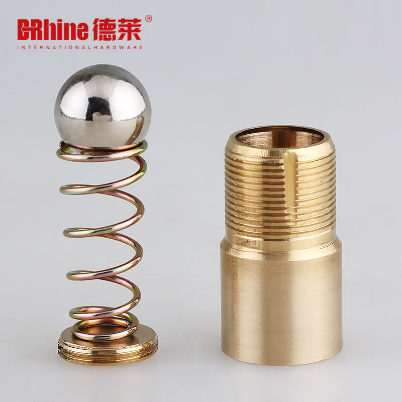 德莱黄铜隐形门碰珠弹簧碰珠锁磁碰可调节门碰耐磨强合柜门碰珠_虎窝淘