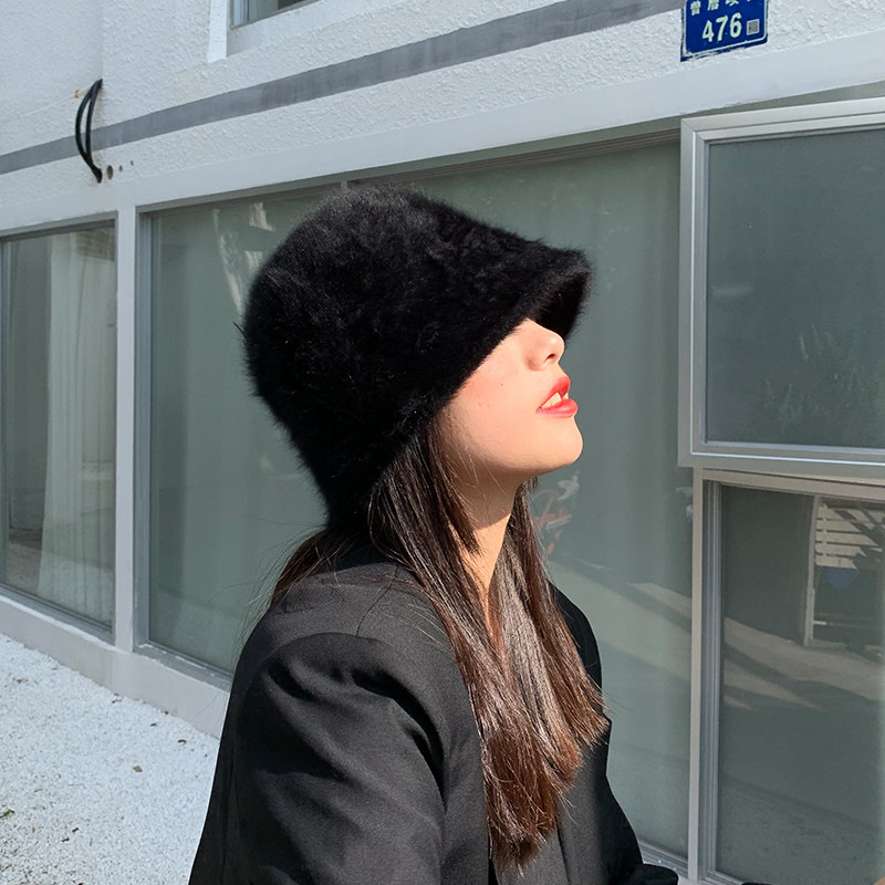 心动兔毛女孩~美翻水桶帽百搭渔夫帽女韩版盆帽保暖帽子女秋冬,淘宝优惠券,粉丝福利购,淘宝优惠卷