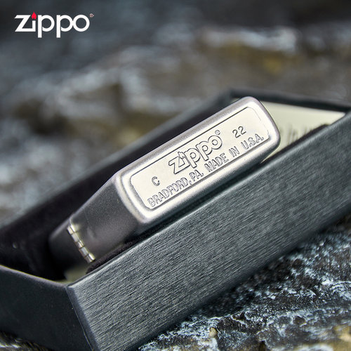 芝宝zippo打火机官方正版美国之宝经典煤油防风警世箴言28458zppo - 图1