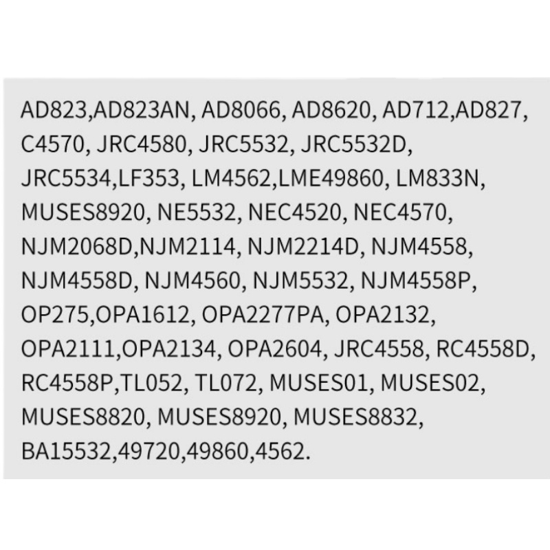 金封OPHDAM MUSES02双运放升AD827 AMP8920D MUSES8920 OP06AT-图0